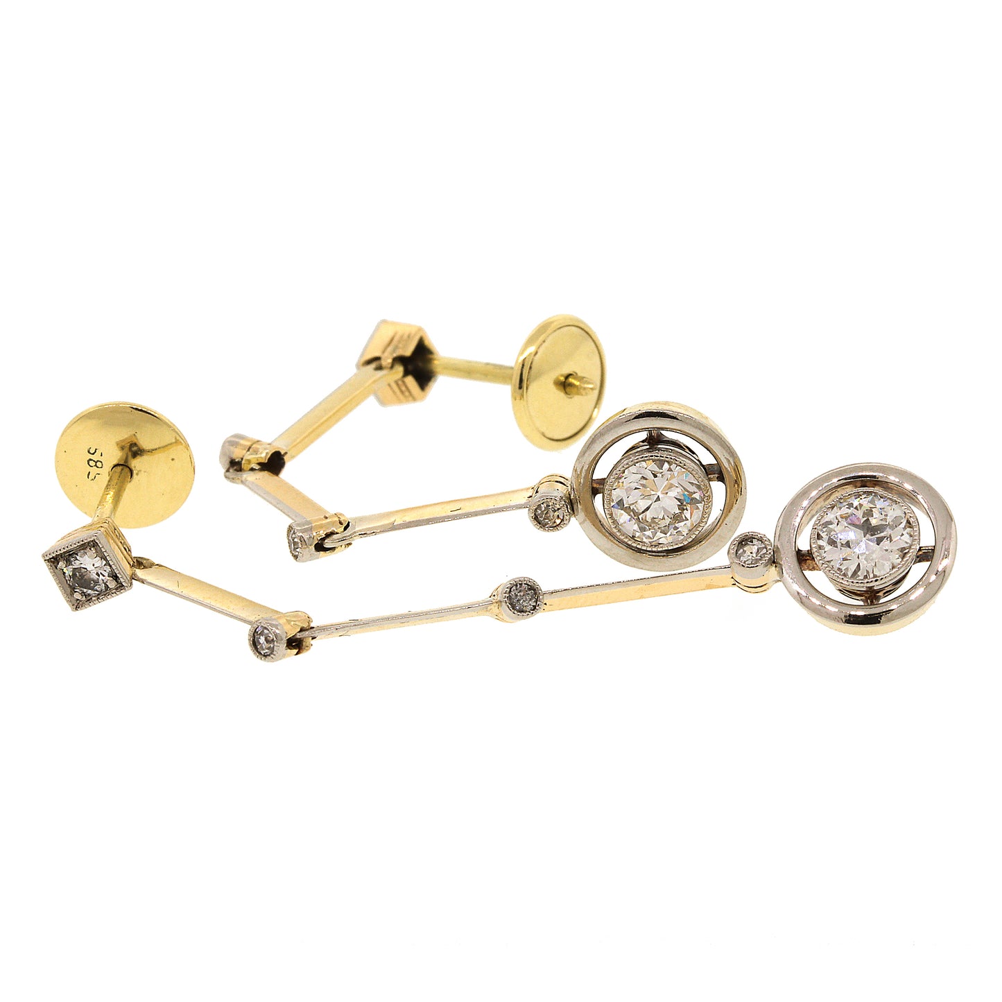 Diamond Drop Earrings