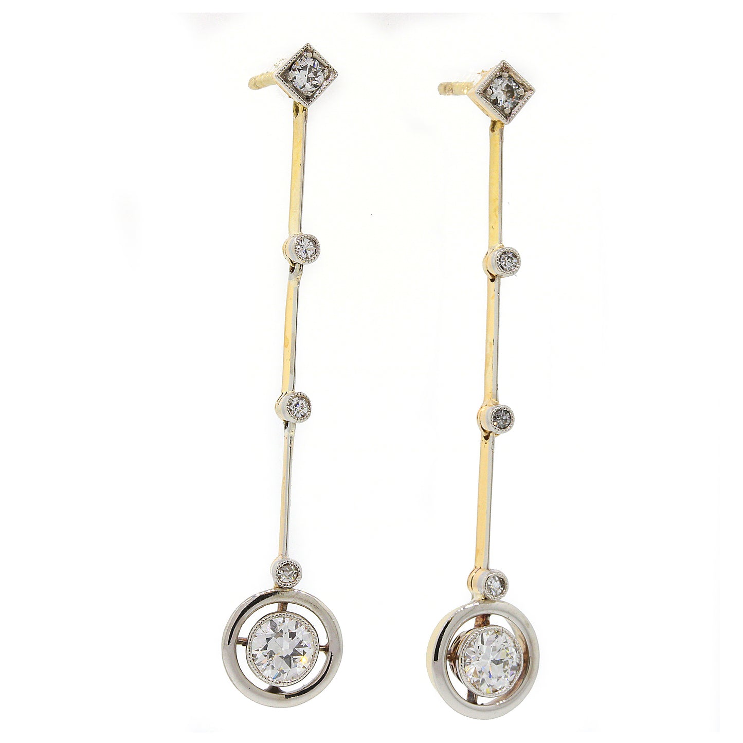 Diamond Drop Earrings