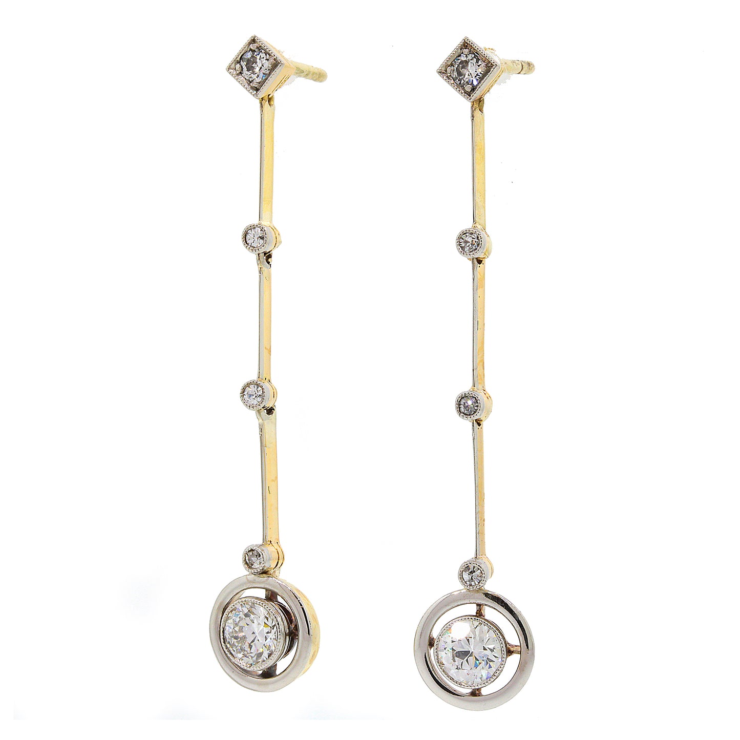 Diamond Drop Earrings