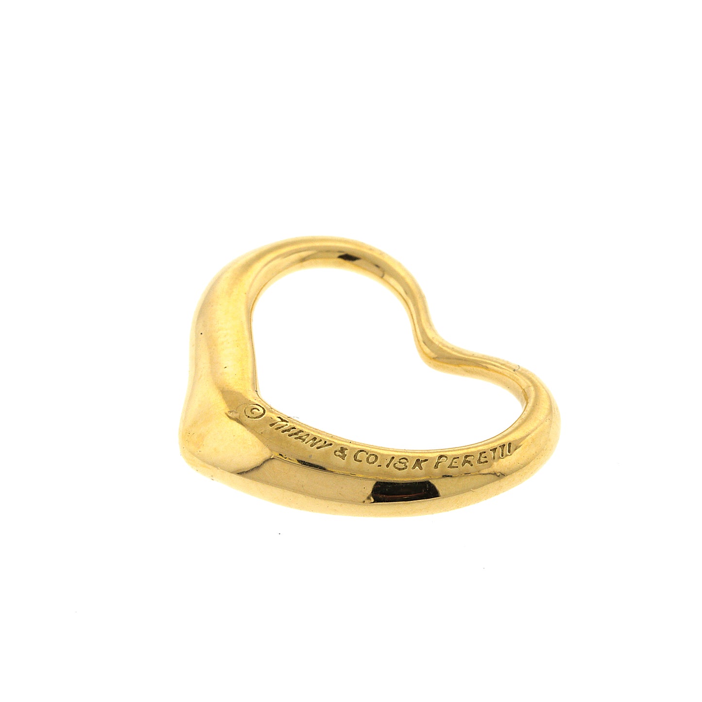 Tiffany and Co. Elsa Peretti Medium Open Heart Pendant