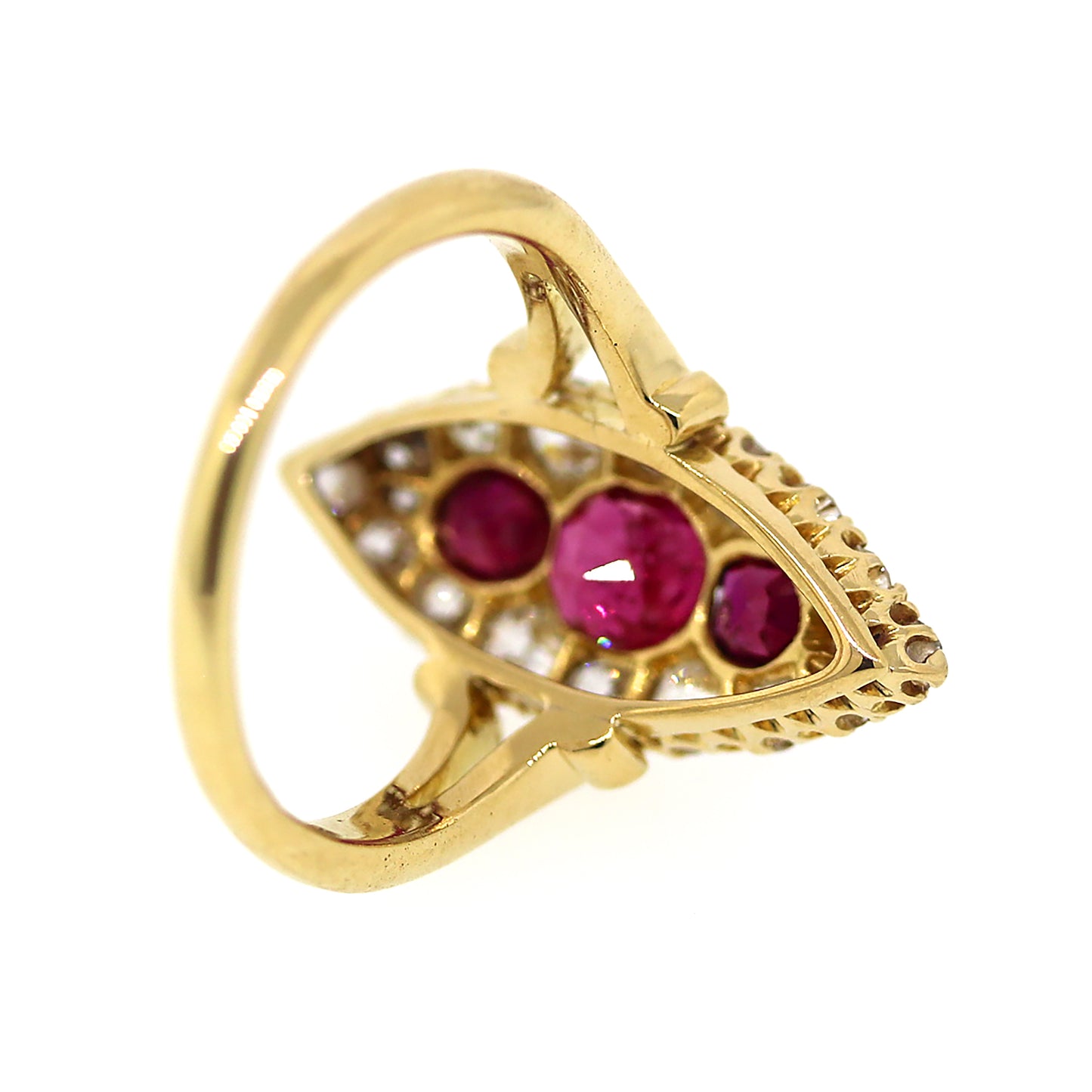 Vintage Ruby and Diamond Ring