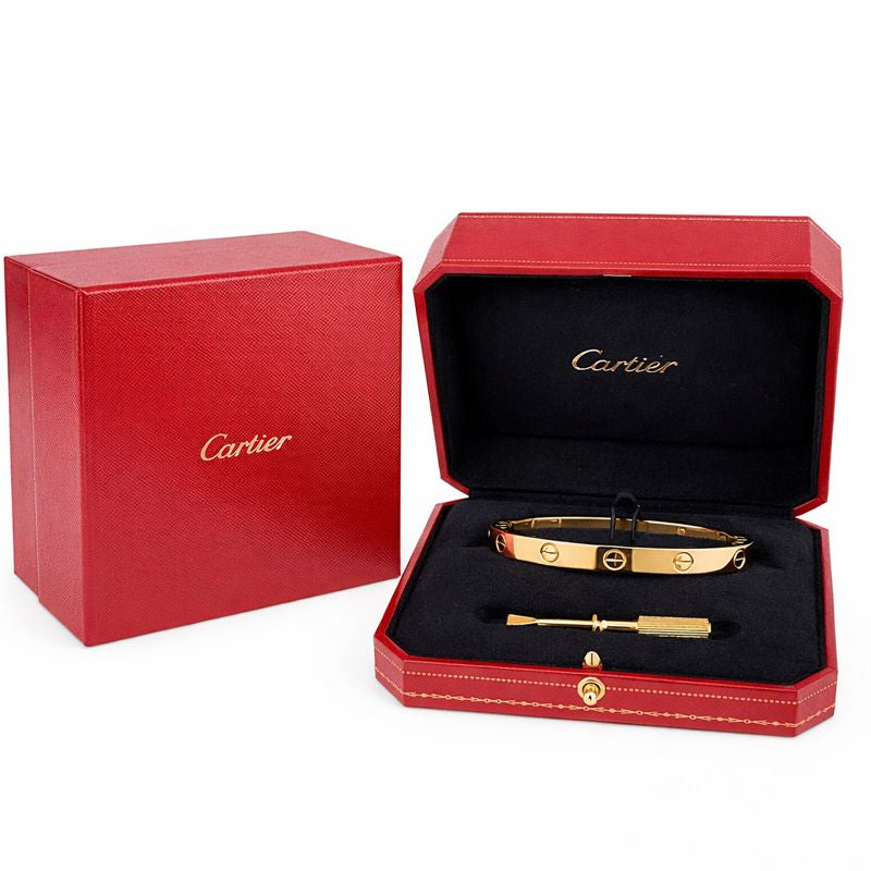 Pre-Owned Cartier Classic Love Bracelet in Size 16