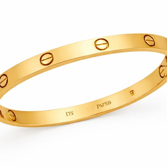 Preowned Cartier Classic Love Bracelet in Size 16