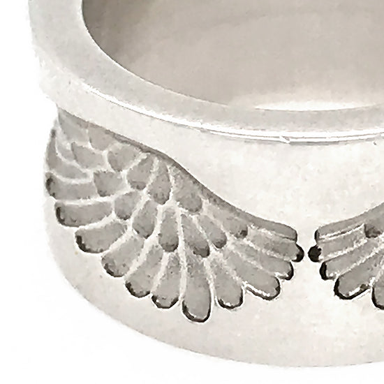 Garrard by Jade Jagger Winged Ring in Sterling Silver