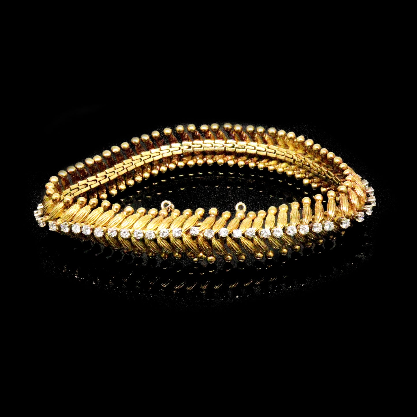 Vintage Gold Diamond Bracelet