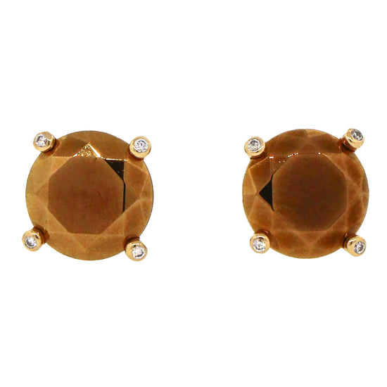 Chopard Golden Diamond Collection Stud Earrings