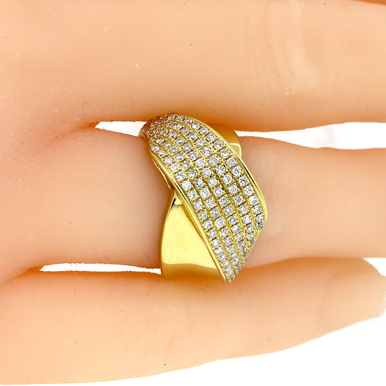 Diamond Estate Ring in 18K Gold