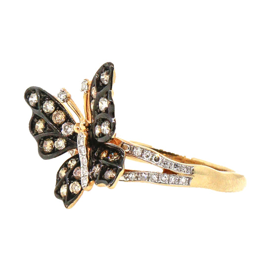 Effy Nature Butterfly Diamond Ring