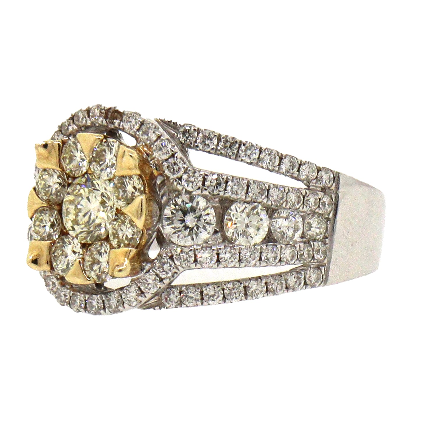 Effy Canare Two-Tone Gold Diamond Ring