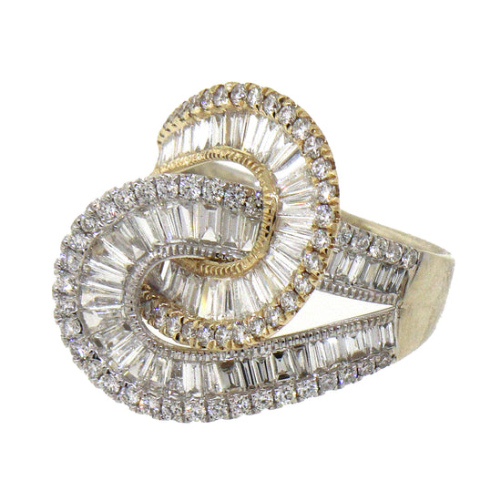 Effy Diamond Interlocking Swirl Ring