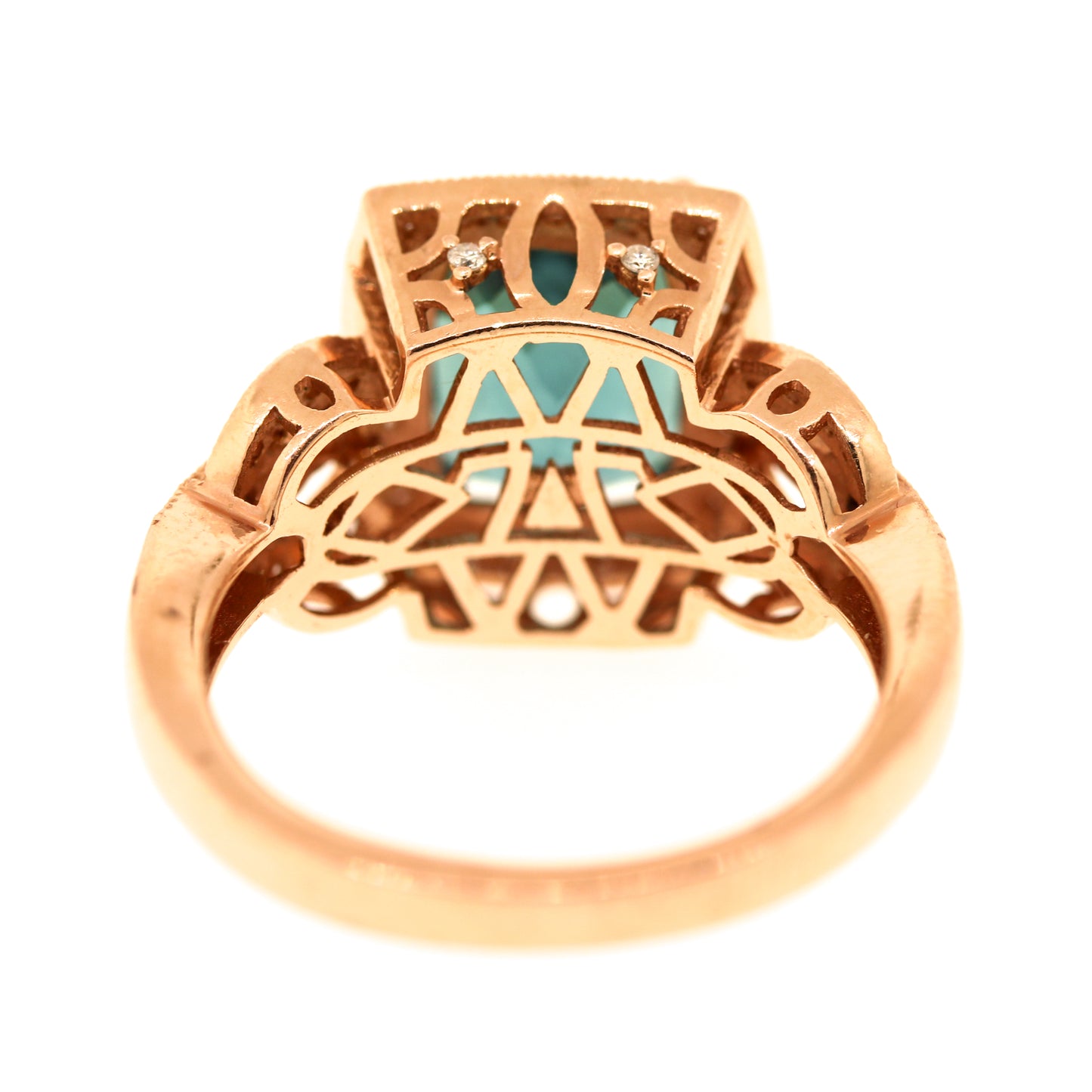 LeVian Berrylicious Blues Topaz Ring in 14k Rose Gold