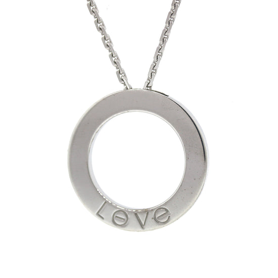 Cartier Love Necklace - 18k White Gold