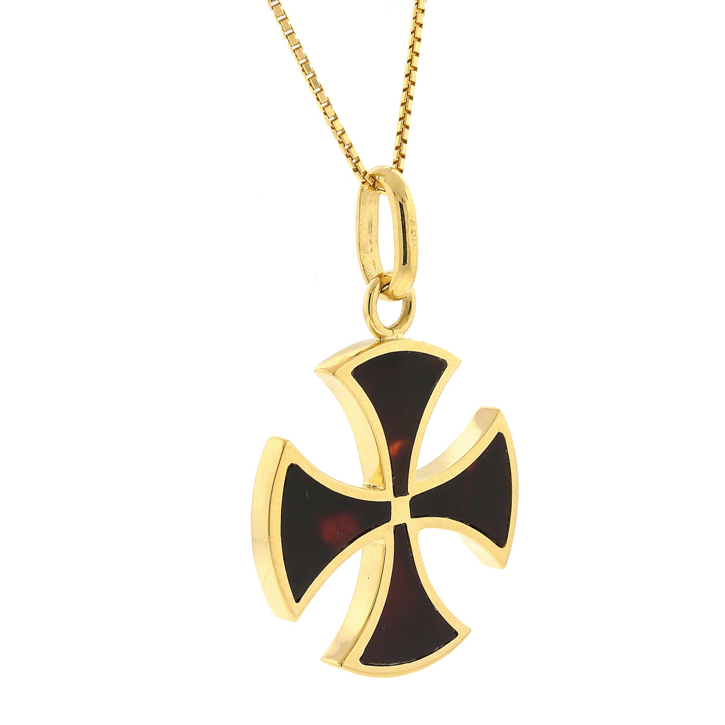 Amber Maltese Cross
