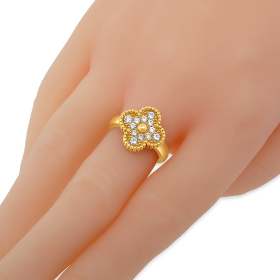 Van Cleef & Arpels Vintage Alhambra Diamond Ring