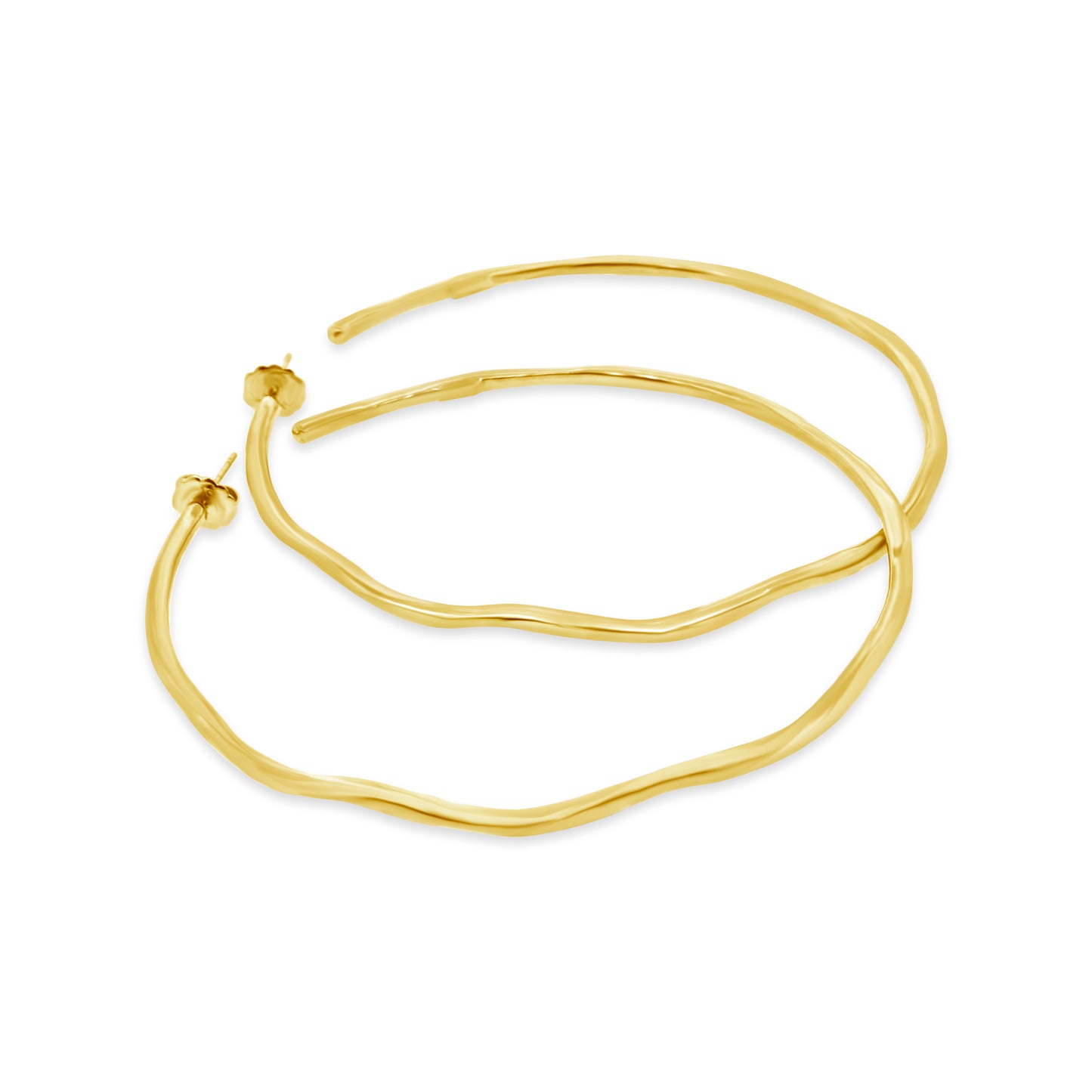 Ippolita Classico Squiggle Hoop in 18 kt Yellow Gold