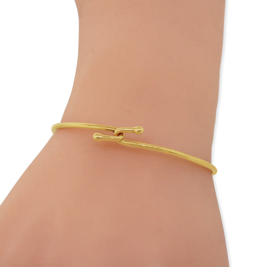 18k Yellow Gold Interlocking Bracelet