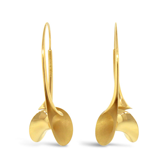 M. Good 18k Yellow Gold Torque Earrings