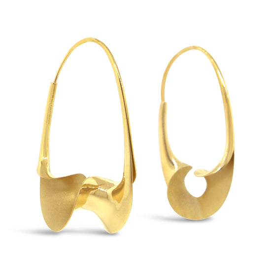 M. Good 18k Yellow Gold Torque Earrings