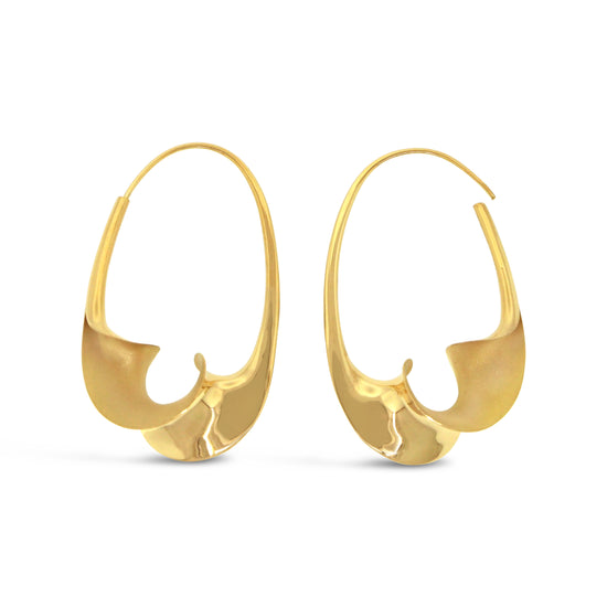 M. Good 18k Yellow Gold Torque Earrings