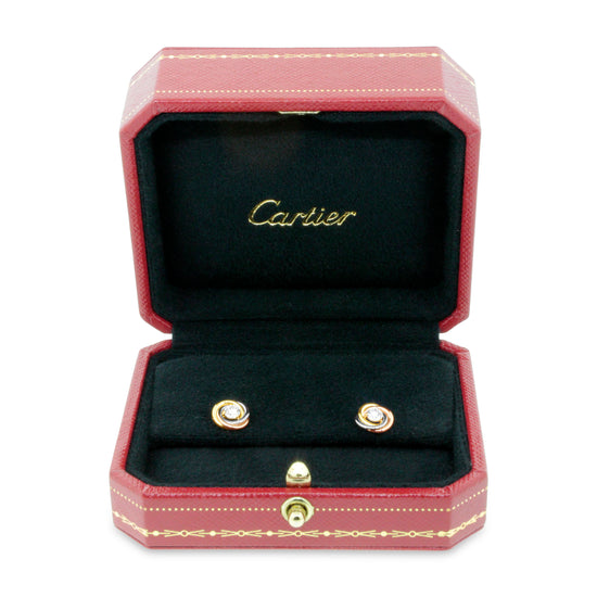 Cartier 18k Gold Trinity Studs Earrings