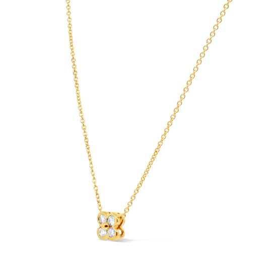 Tiffany & Co. Clover Diamond Pendant Necklace