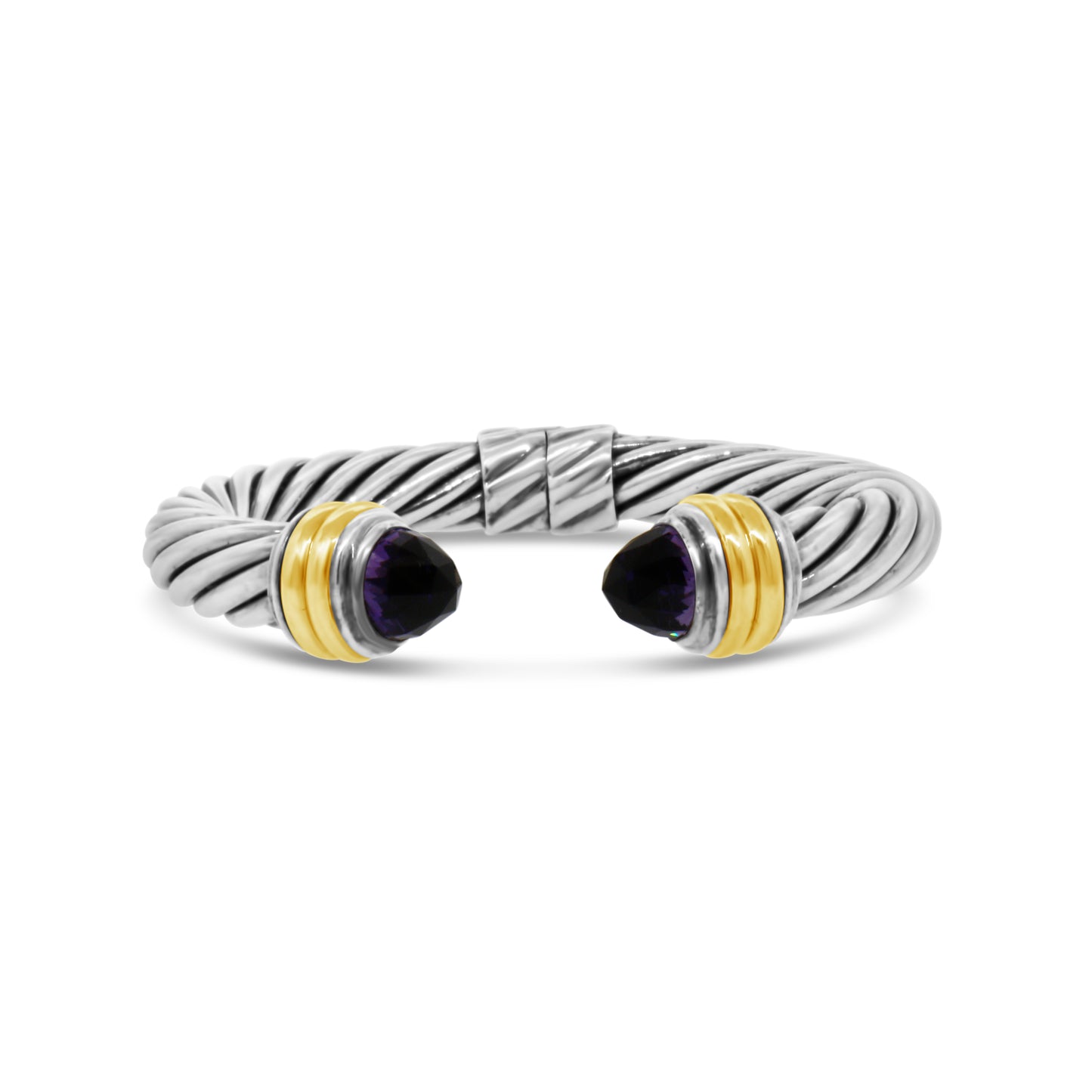 David Yurman Cable Classic with Amethyst Bracelet 10 mm