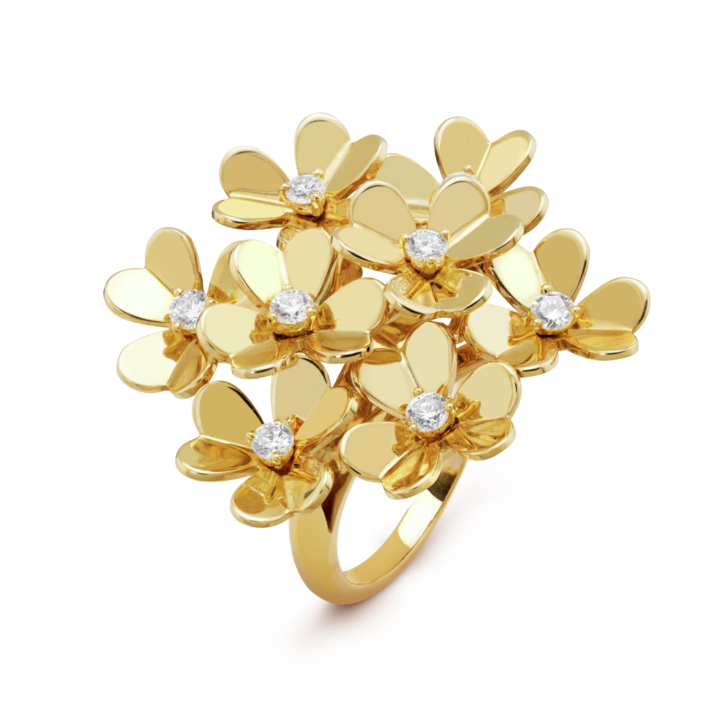 Van Cleef & Arpels Frivole, 8 Flowers Ring