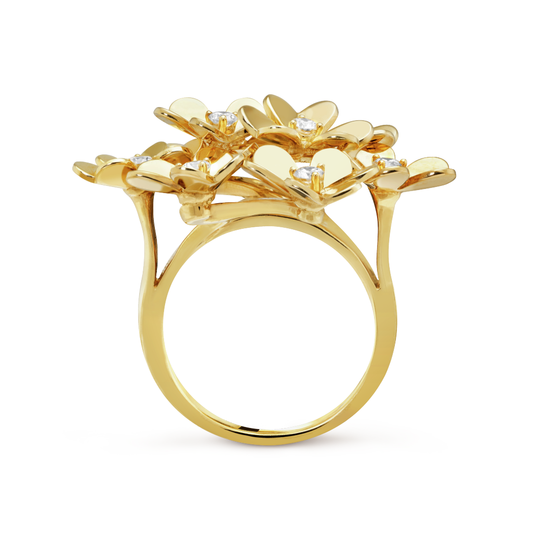 Van Cleef & Arpels Frivole, 8 Flowers Ring