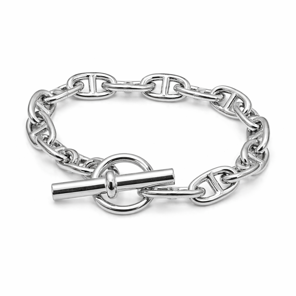 Vintage Hermès Chaine d'ancre bracelet, large model