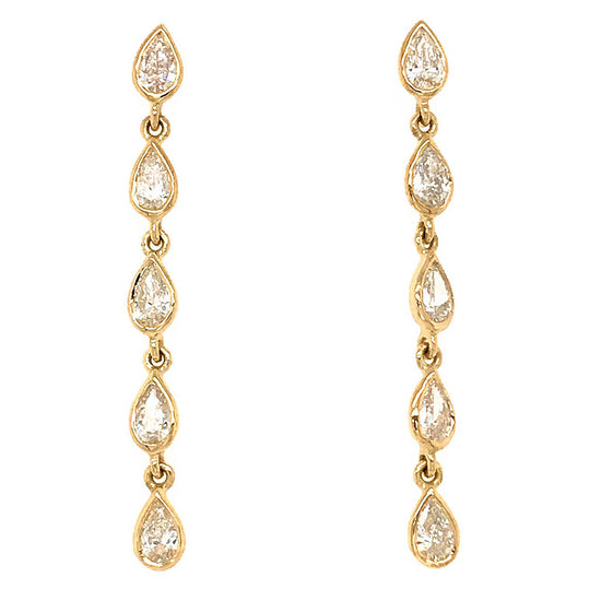 Diamond Drop Earrings