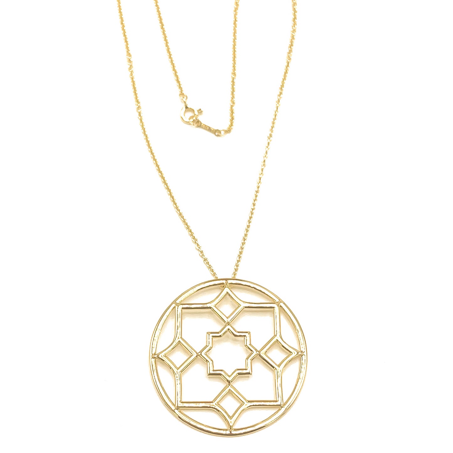 Tiffany and Co. Zellige Medallion Pendant Necklace