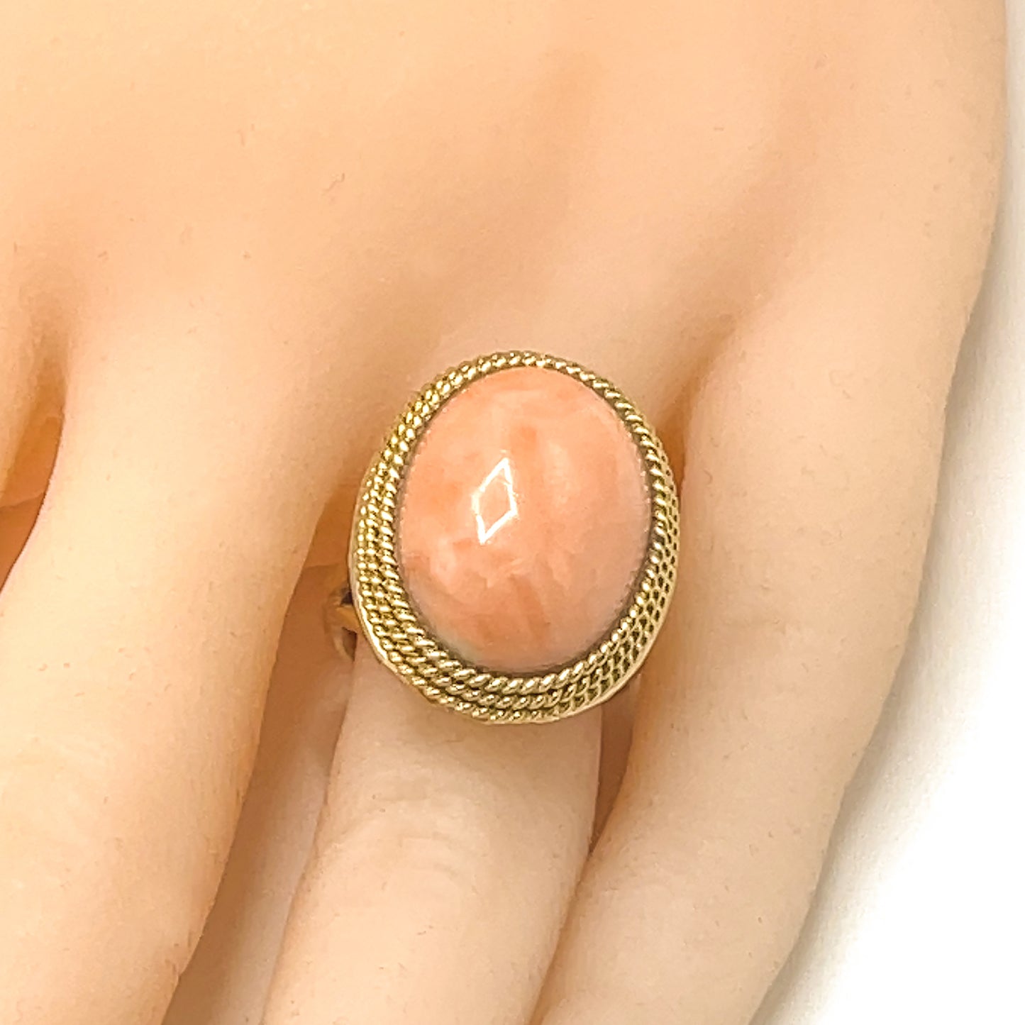 Estate Coral Ring