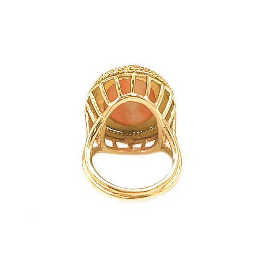 Estate Coral Ring