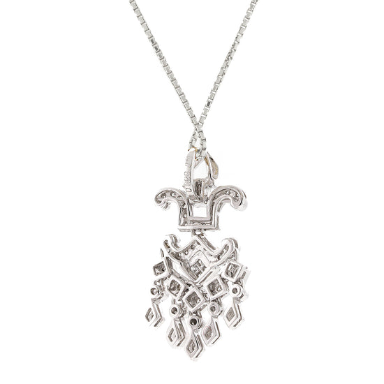 Art Deco Style Diamond Pendant